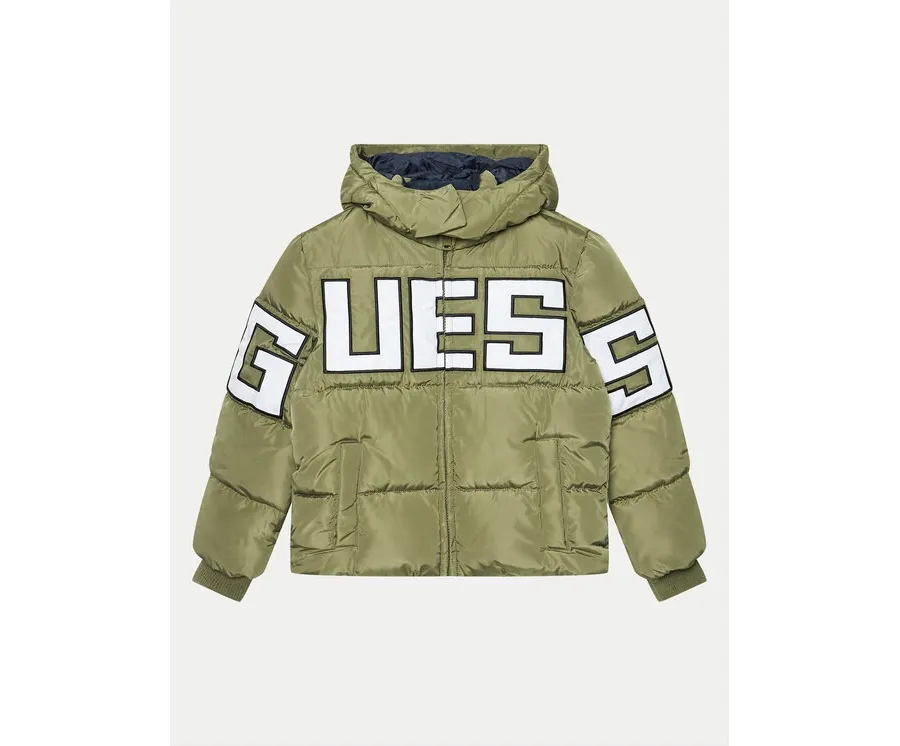 obrazek 1 Guess Kurtka puchowa L4BL04 WB240 Zielony Regular Fit