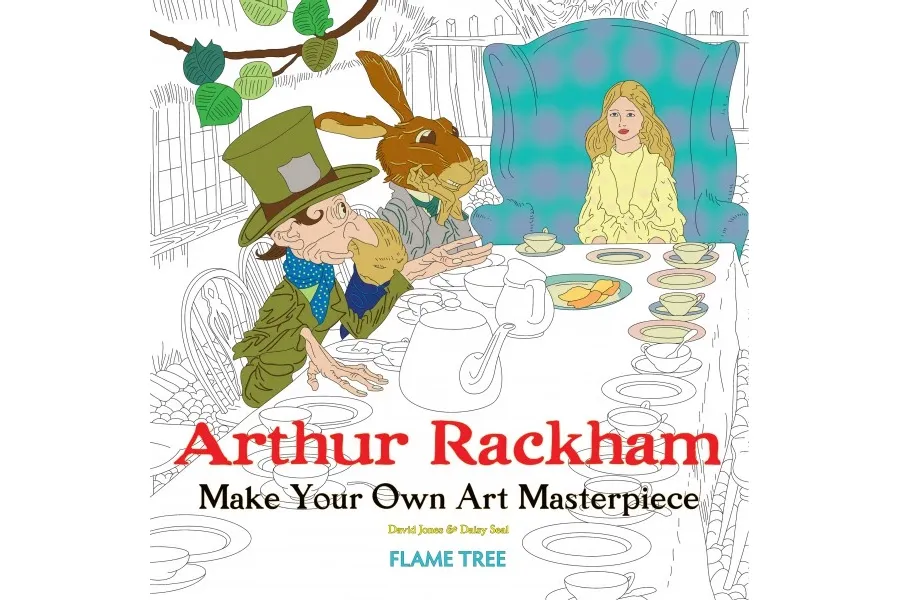 obrazek 1 Kolorowanka artystyczna Arthur Rackham - Flame Tree Publishing