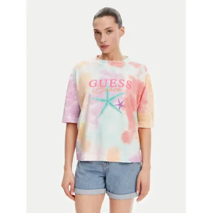 Zdjęcie Guess T-Shirt E5GI00 K8G01 Kolorowy Oversize