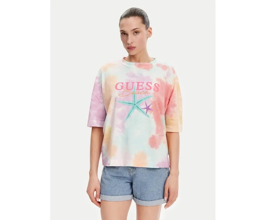 obrazek 1 Guess T-Shirt E5GI00 K8G01 Kolorowy Oversize