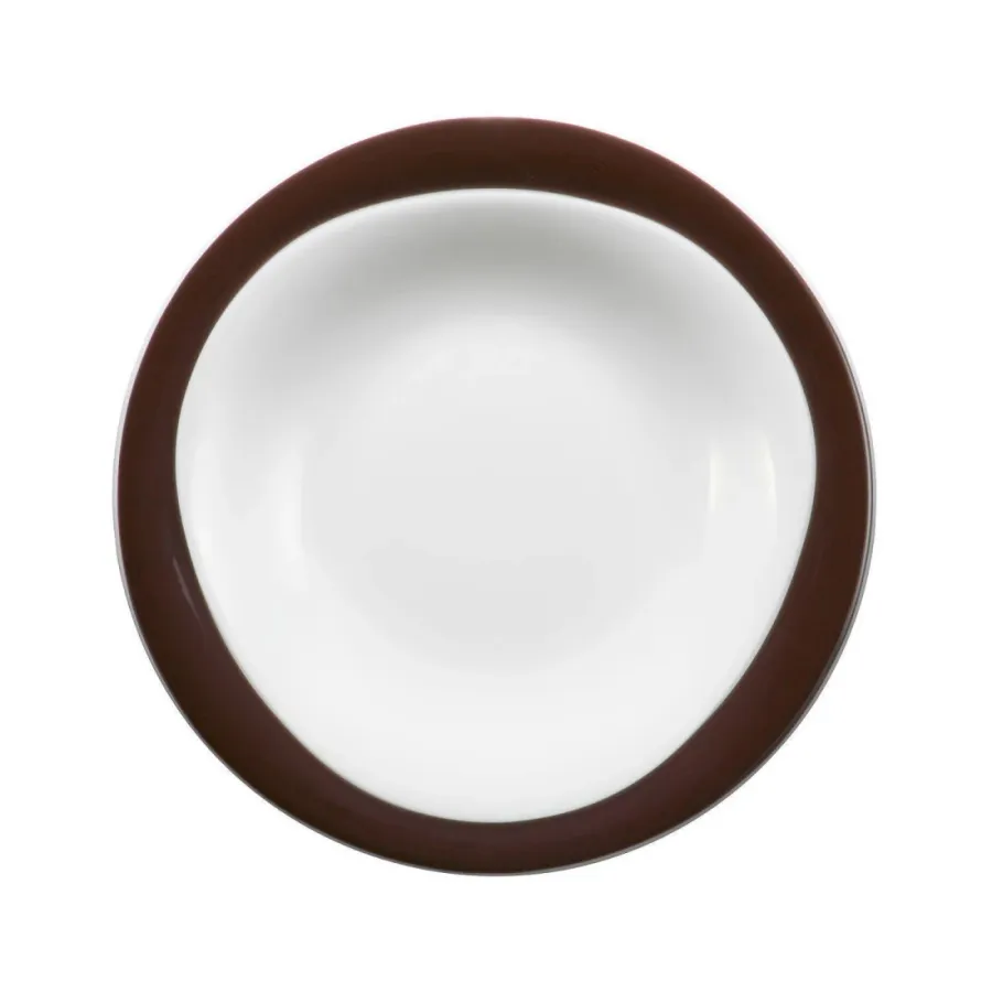 obrazek 1 Stylowy porcelanowy talerz na chleb 20 cm w kolorze ciemnej czekolady - Seltmann Weiden