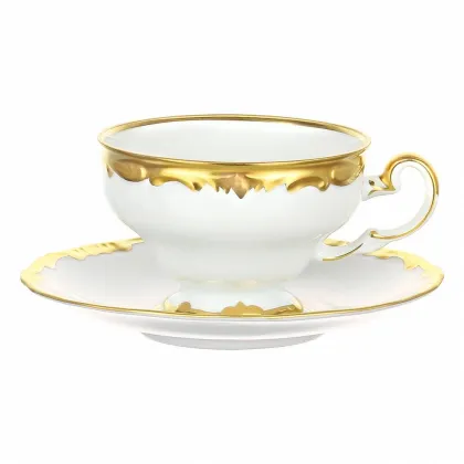 Zdjęcie Klasyczny zestaw 6 filiżanek z porcelany