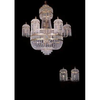 Zdjęcie Piękna lampa ścienna do luksusowych wnętrz