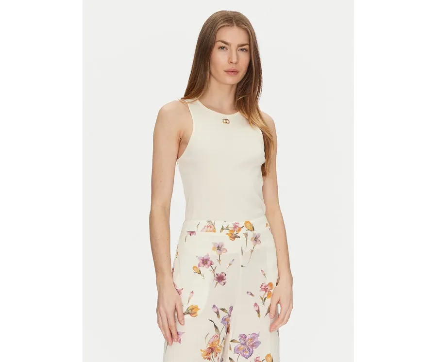 obrazek 1 TWINSET Top 251TP2550 Beżowy Slim Fit