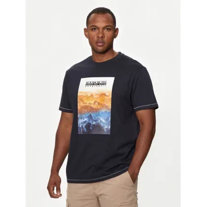 Zdjęcie Napapijri T-Shirt S-Rollin NP0A4I3D Granatowy Regular Fit