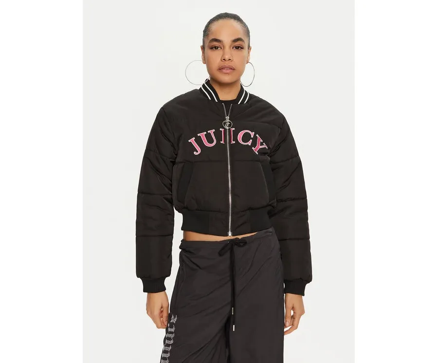 obrazek 1 Juicy Couture Kurtka bomber Kelsey JCOIJ224557 Czarny Regular Fit