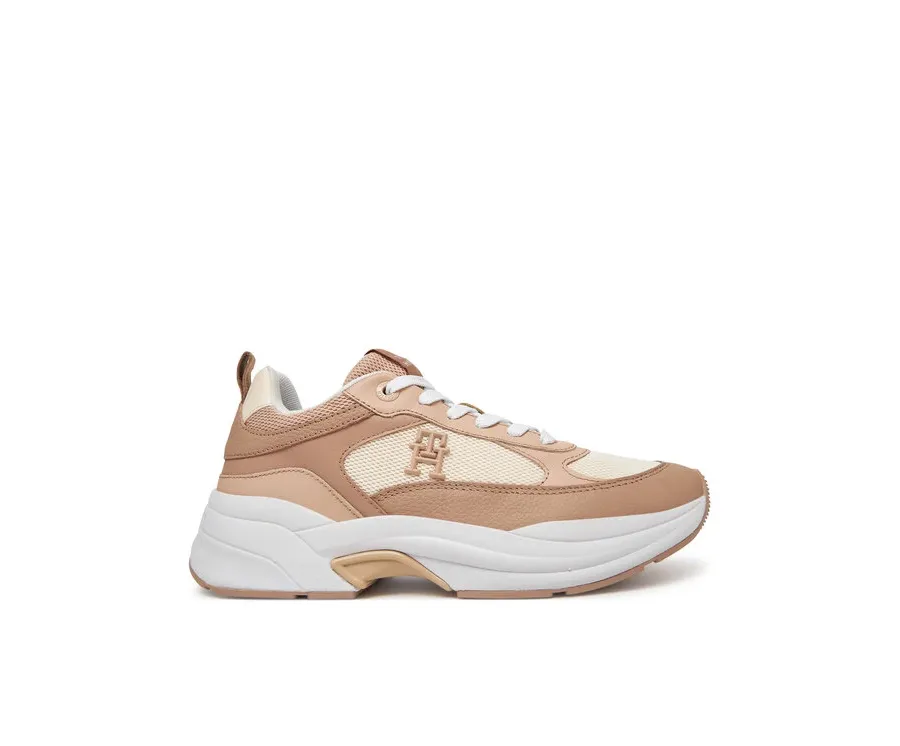 obrazek 1 Tommy Hilfiger Sneakersy Th Chunky Runner FW0FW08474 Beżowy