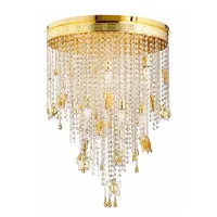 Picture Stylish Asfour crystal chandelier decorated with handmade Murano glass elements - Il Paralume Marina