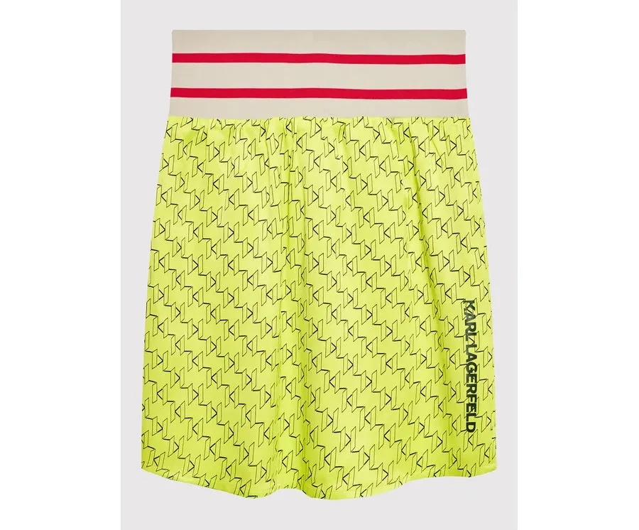 obrazek 1 Karl Lagerfeld Kids Spódnica Z13084 S Zielony Regular Fit