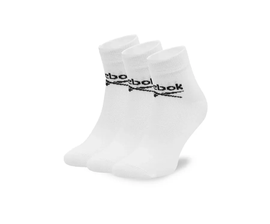 obrazek 1 Reebok Zestaw 3 par wysokich skarpet unisex R0429-SS24 (3-pack) Biały