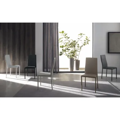 Zdjęcie Włoskie designerskie krzesło do salonu – Zamagna Italia