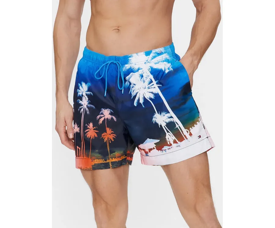 obrazek 1 Tommy Hilfiger Szorty kąpielowe Photoprint UM0UM03295 Kolorowy Regular Fit