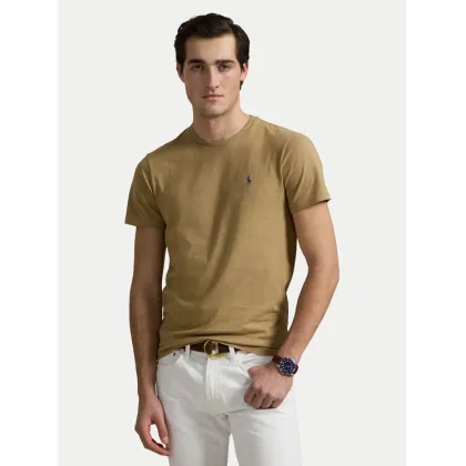 Zdjęcie Polo Ralph Lauren T-Shirt 710671438429 Beżowy Custom Slim Fit