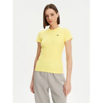 Zdjęcie Lacoste T-Shirt TF5538 Żółty Slim Fit