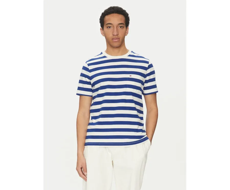 obrazek 1 Tommy Hilfiger T-Shirt Essential MW0MW37283 Niebieski Regular Fit