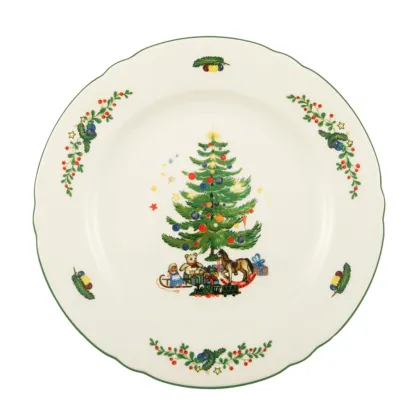 Zdjęcie Okrągły porcelanowy talerz śniadaniowy 20 cm w stylu klasycznym - Seltmann Weiden