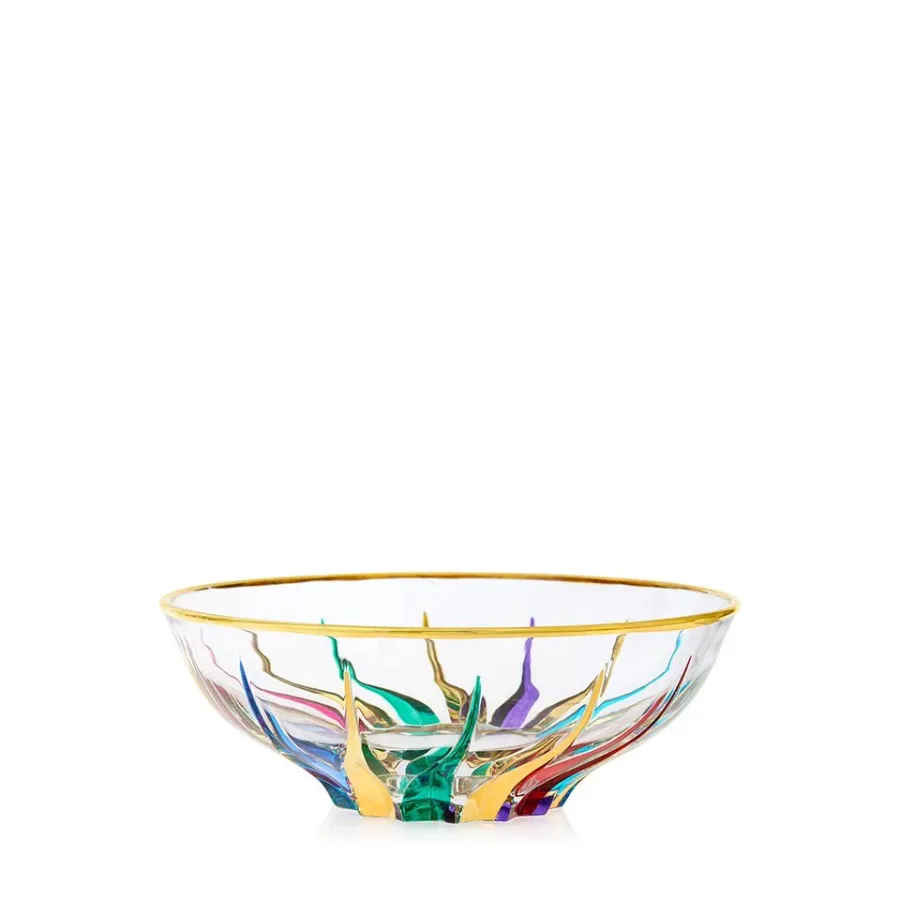 obrazek 1 Artystycznie malowana misa ze szkła murano (24,5 cm)