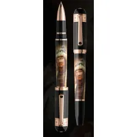 Picture Ballpoint pen with the image of Genghis Khan