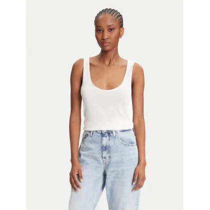 Zdjęcie Calvin Klein Top LV044C345G Écru Regular Fit