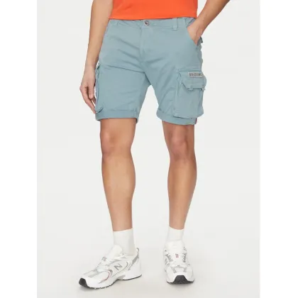 Zdjęcie Alpha Industries Szorty materiałowe Crew 176203 Niebieski Slim Fit