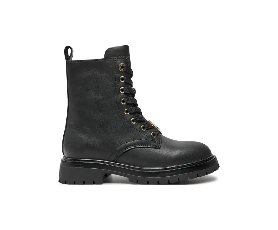 obrazek 1 Tommy Hilfiger Trapery Lace Up Bootie T3A5-33568-0092 M Czarny
