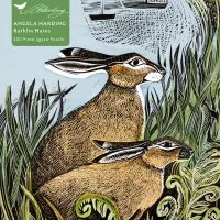 Picture Angela Harding Puzzle for Adults: Rathlin Hares - Flame Tree Publishing