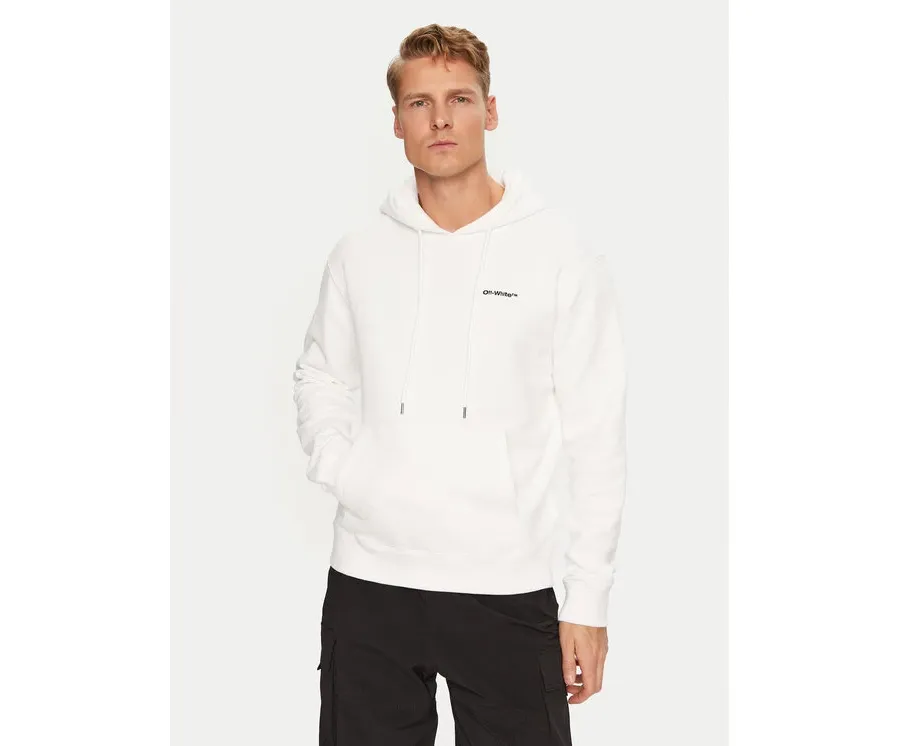 obrazek 1 Off-White Bluza OMBB097F22FLE0150110 Biały Regular Fit