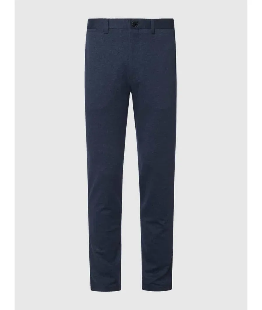 obrazek 1 Spodnie o kroju tapered fit z dodatkiem streczu model ‘Liam’