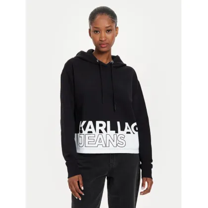 Zdjęcie Karl Lagerfeld Jeans Bluza 245J1803 Czarny Regular Fit
