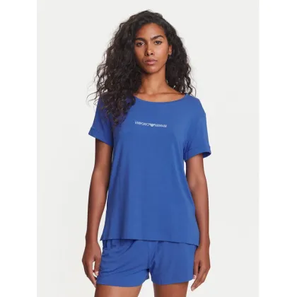 Zdjęcie Emporio Armani T-Shirt EW000780 AF12192 UA012 Niebieski Regular Fit
