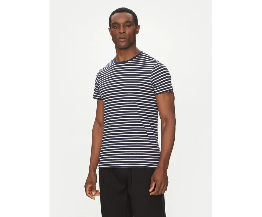 obrazek 1 Calvin Klein T-Shirt K10K114177 Granatowy Slim Fit