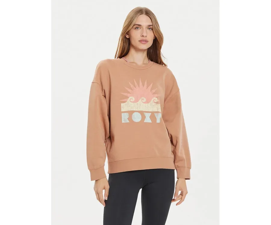 obrazek 1 Roxy Bluza Line Up ERJFT04874 Beżowy Relaxed Fit