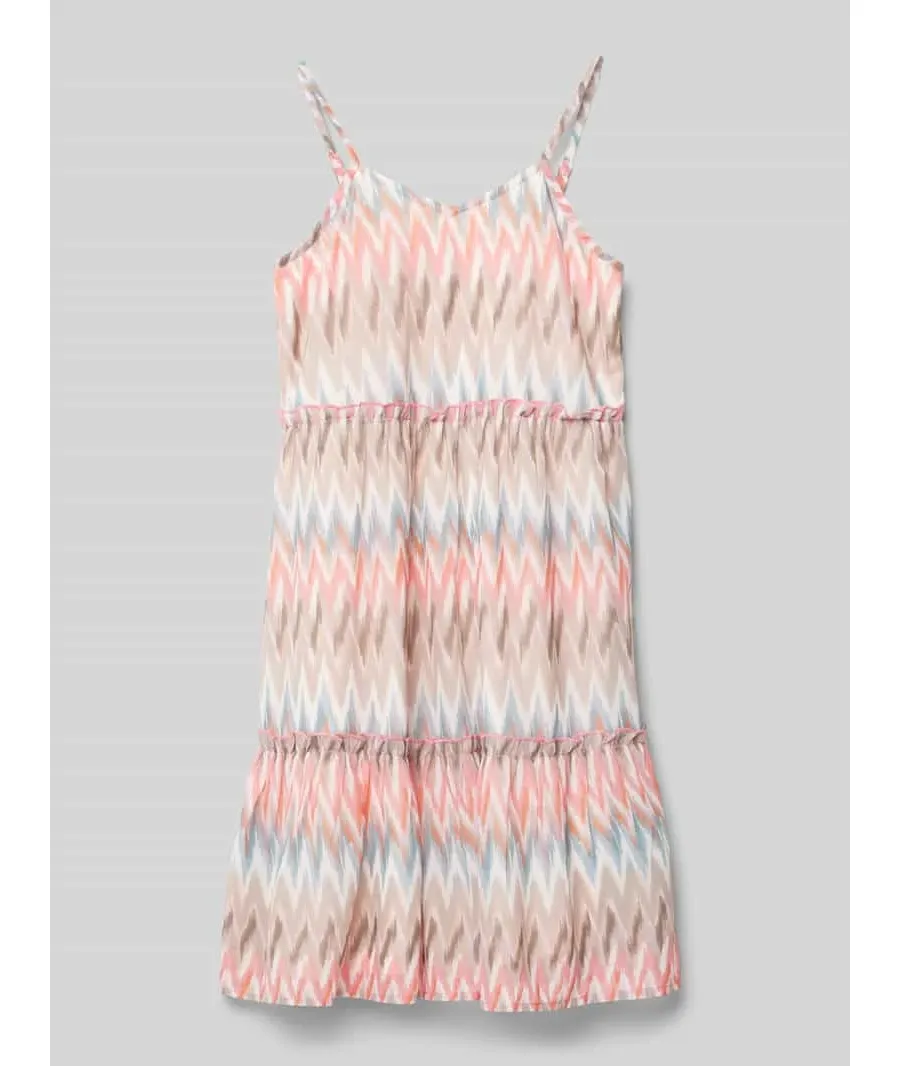 obrazek 1 Sukienka z efektem stopniowania i cienkimi ramiączkami