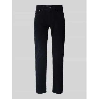 Zdjęcie Spodnie sztruksowe o kroju tapered fit z bawełną model ‘LYON’