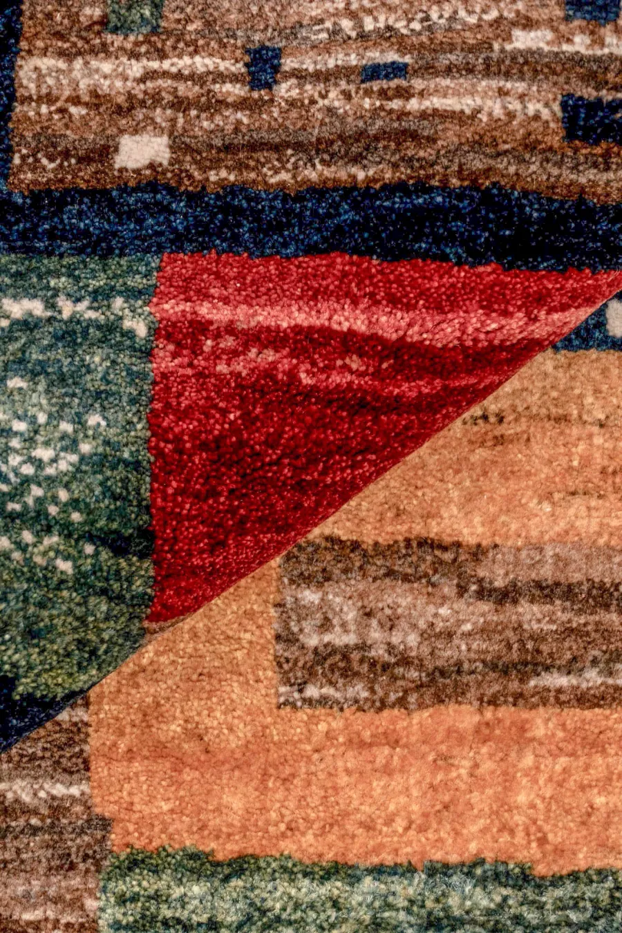 obrazek 6 Ciekawy kolorowy dywan ręcznie tkany z Indii - Jordan