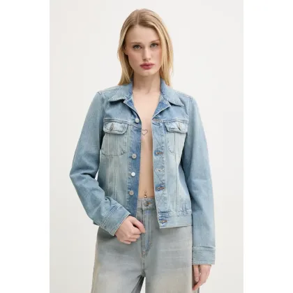 Zdjęcie MM6 Maison Margiela kurtka jeansowa kolor niebieski przejściowa S52AM0316.M30019