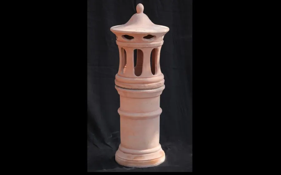 obrazek 2 Ceramiczny włoski kocioł z rurą - Goti Terrecotte