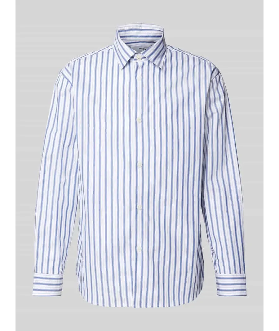 obrazek 1 Koszula casualowa o kroju slim fit z kołnierzykiem typu kent model ‘BARRON’