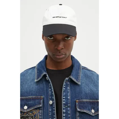 Zdjęcie MKI MIYUKI ZOKU czapka z daszkiem bawełniana Classic Ball Cap kolor beżowy z aplikacją CLASSIC.BALL.CAP