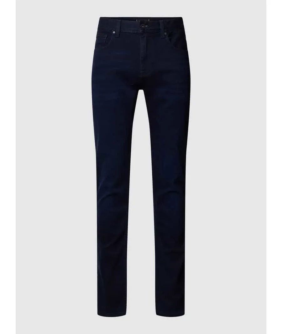 obrazek 1 Jeansy o kroju straight fit z 5 kieszeniami model ‘DENTON’