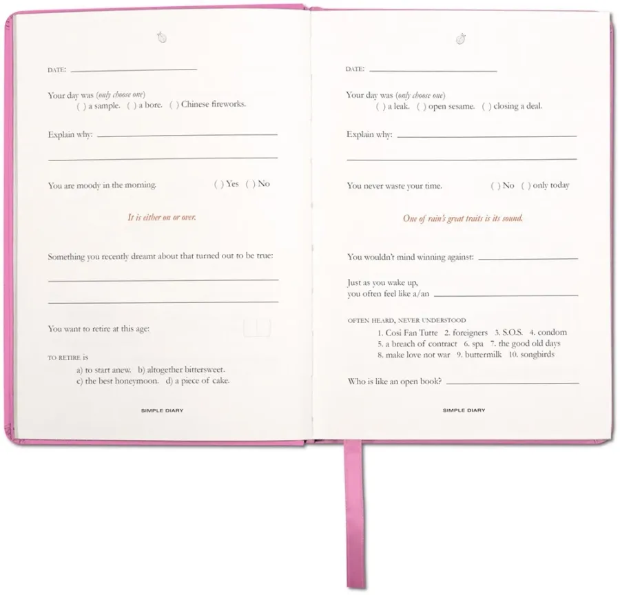 obrazek 6 Książka Keel's Simple Diary Volume Two (pink) - Taschen