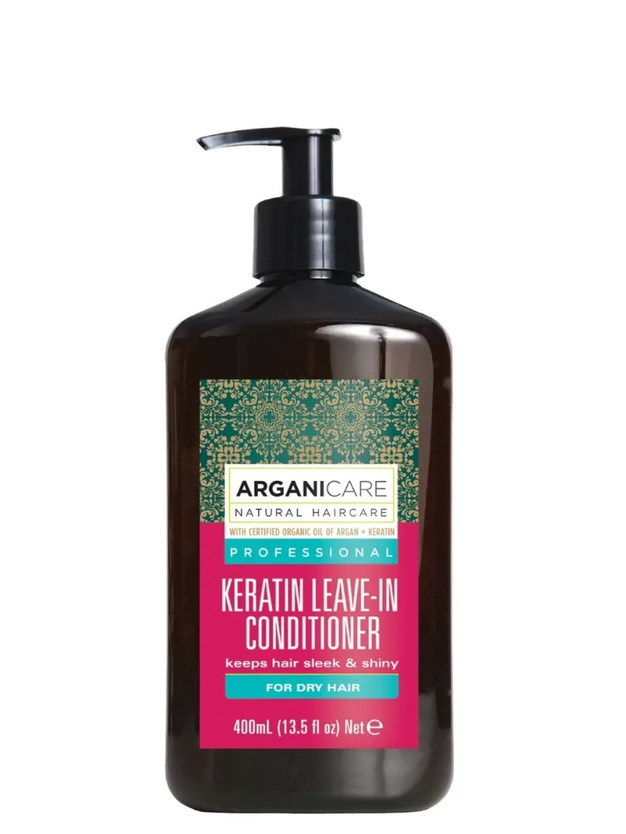 obrazek 1 Arganicare Keratin Odżywka do włosów Leave-In 400 ml