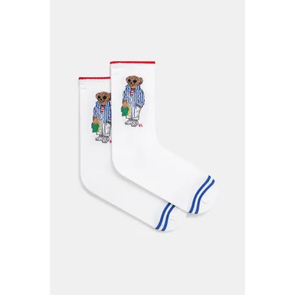 Zdjęcie Polo Ralph Lauren skarpetki damskie kolor biały 455968668
