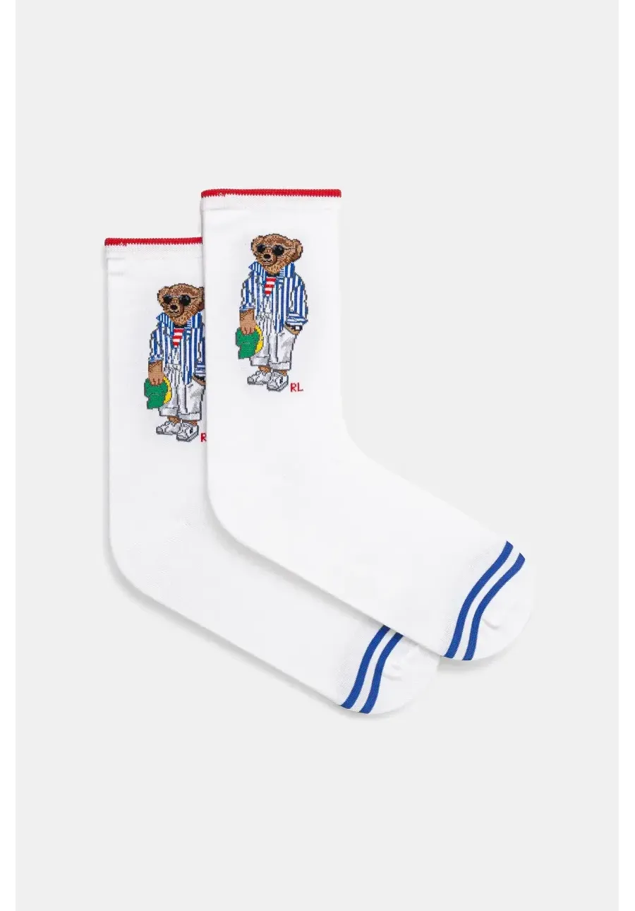 obrazek 1 Polo Ralph Lauren skarpetki damskie kolor biały 455968668