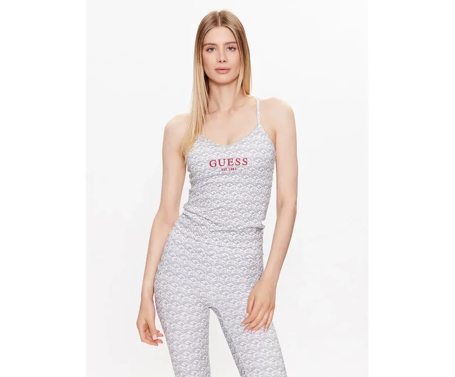 obrazek 1 Guess Top V3YP14 MC03W Biały Slim Fit