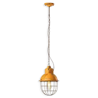 Picture A unique Italian retro Industrial hanging lamp