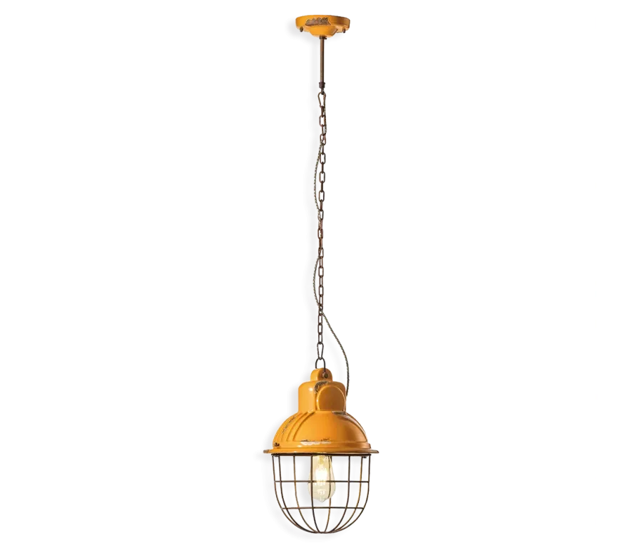 obrazek 1 Wyjątkowa włoska lampa wisząca retro Industrial