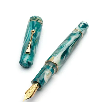 Zdjęcie Atrakcyjne pióro wieczne Leonardo ze złotą stalówką ,,Galattica - Planetary Nebula