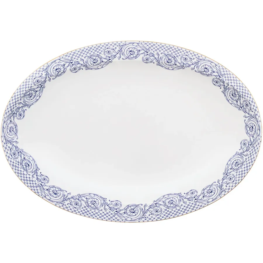 obrazek 8 Stylowa porcelanowa zastawa stołowa dla 12 osobowej rodziny - Porcel