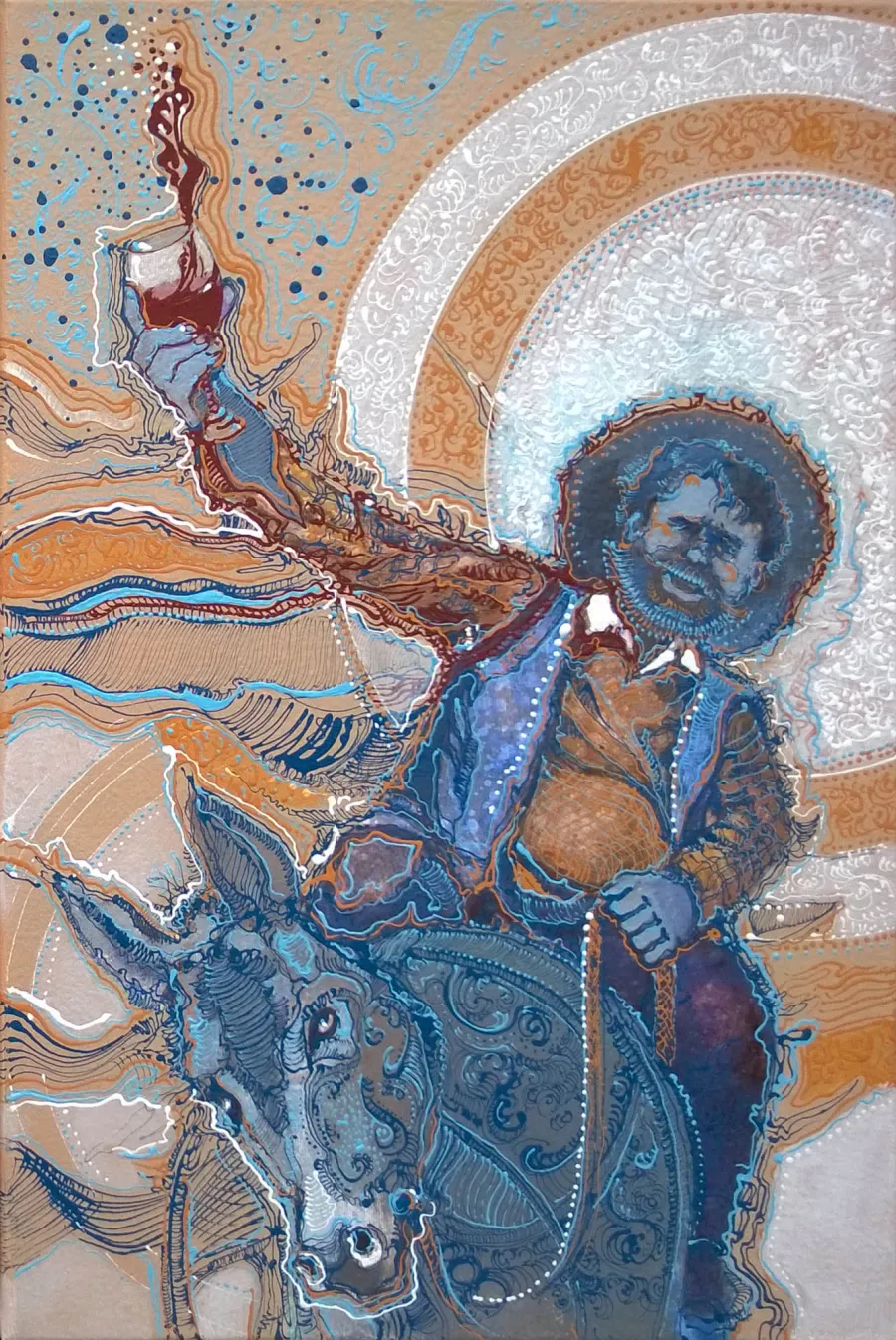 picture 2 Krzysztof Trzaska, 2 paintings - diptych 